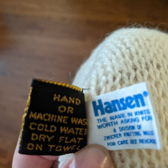 EUC vintage Hansen (Zwicker) off-white wool hat - Picture 2 of 8